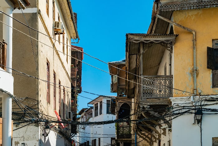 רחוב בעיר העתיקה בזנזיבר